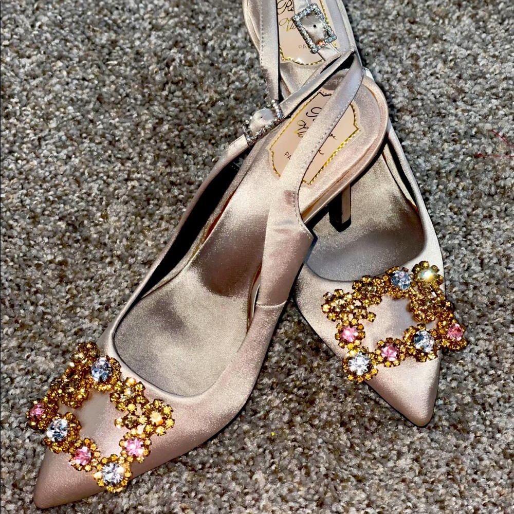 SOLD Original Roger Vivier Heels Satin.